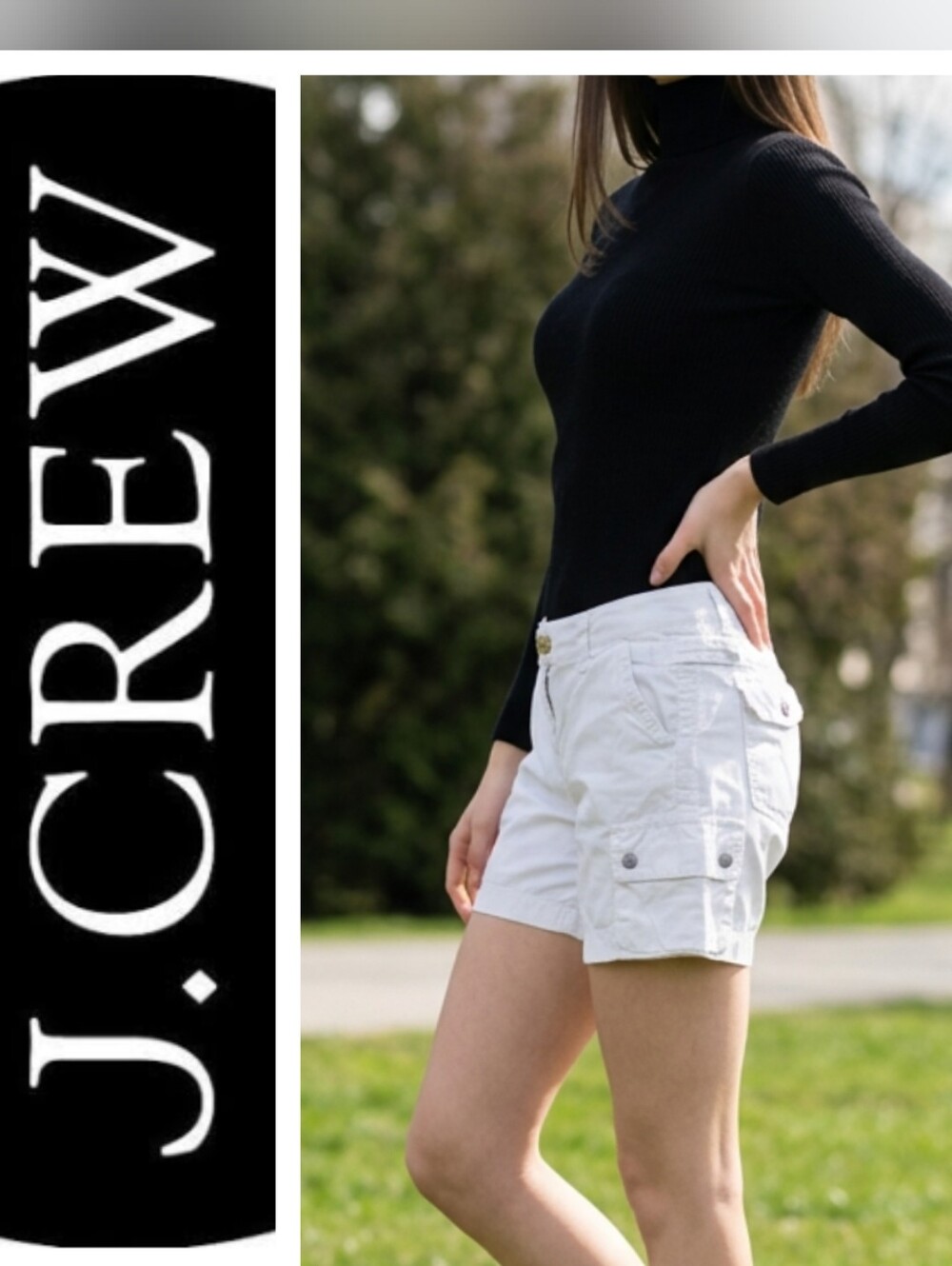 J. Crew Chino City Fit Cargo Shorts